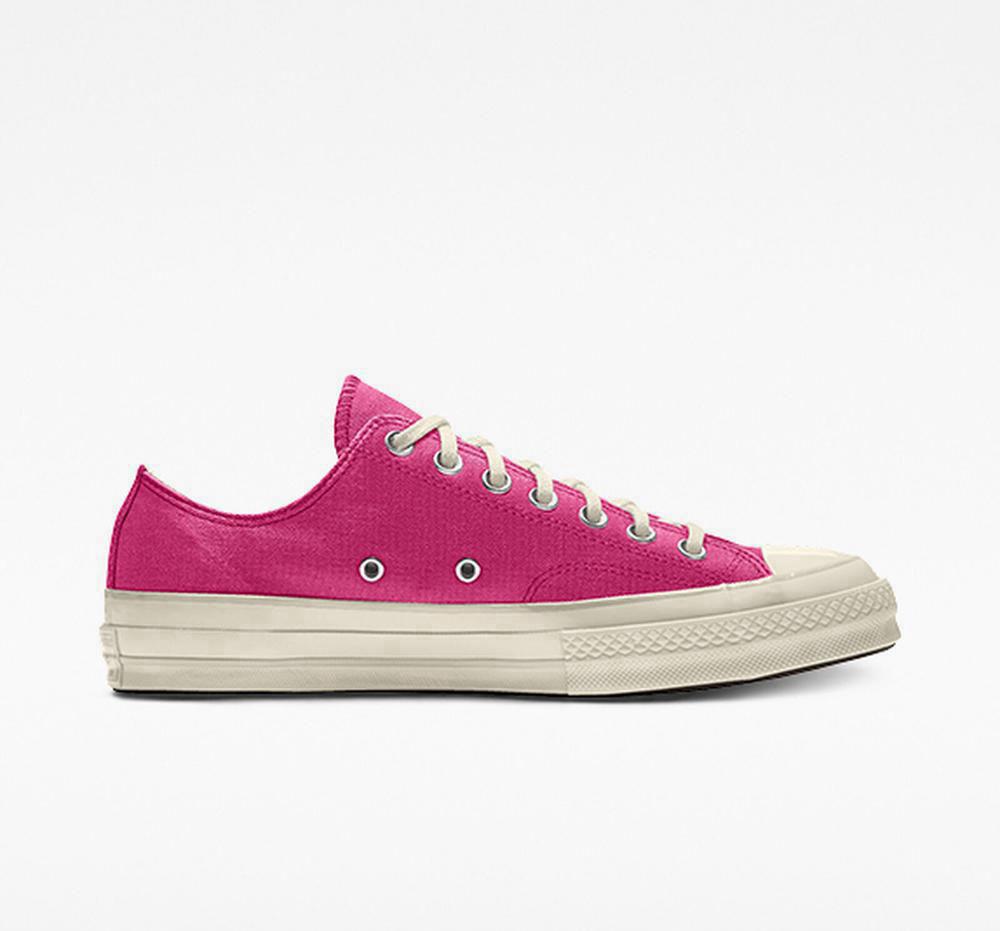 Astralpink Converse Custom Chuck 70 Vintage Canvas By You Unisex Men's Low Tops US | 05783-BTLM