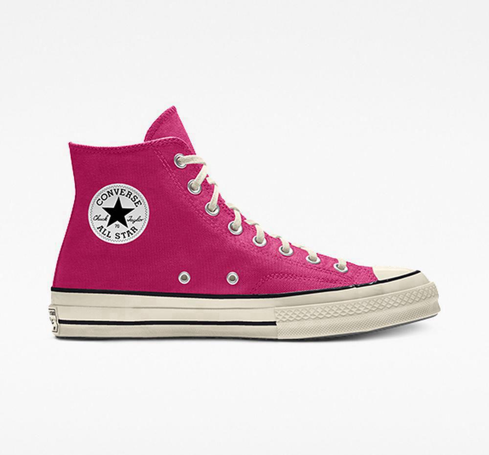 Astralpink Converse Custom Chuck 70 Vintage Canvas By You Unisex Men's High Tops US | 36852-WGIP