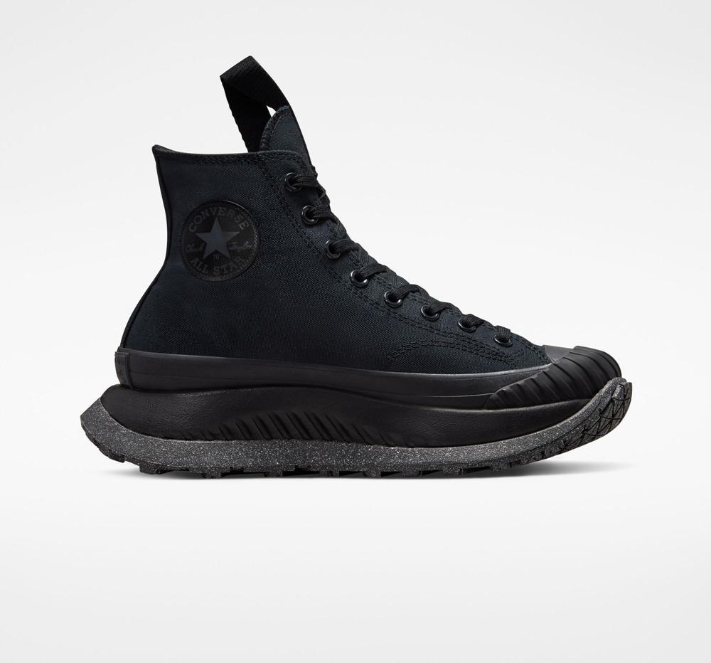 Black / Black / Black Converse Chuck 70 At Cx Counter Climate Unisex Men's Boots US | 90286-SUOR