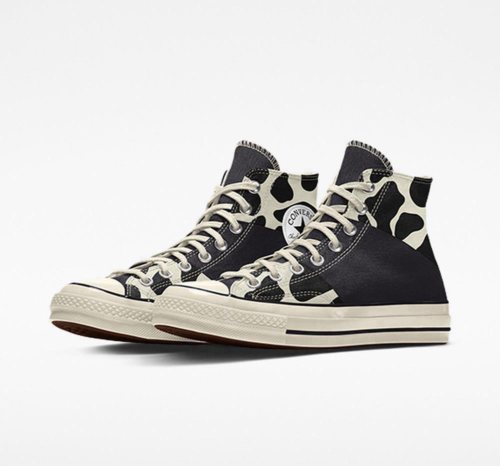 Blackcow Converse Custom Chuck 70 Patchwork By You Unisex Men's High Tops US | 20134-VBJN