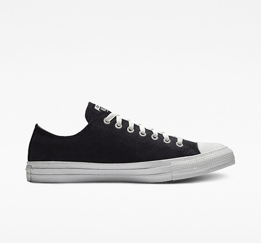 Blacksuede Converse Custom Chuck Taylor All Star Surplus By You Unisex Women's Low Tops US | 61280-ZJXF