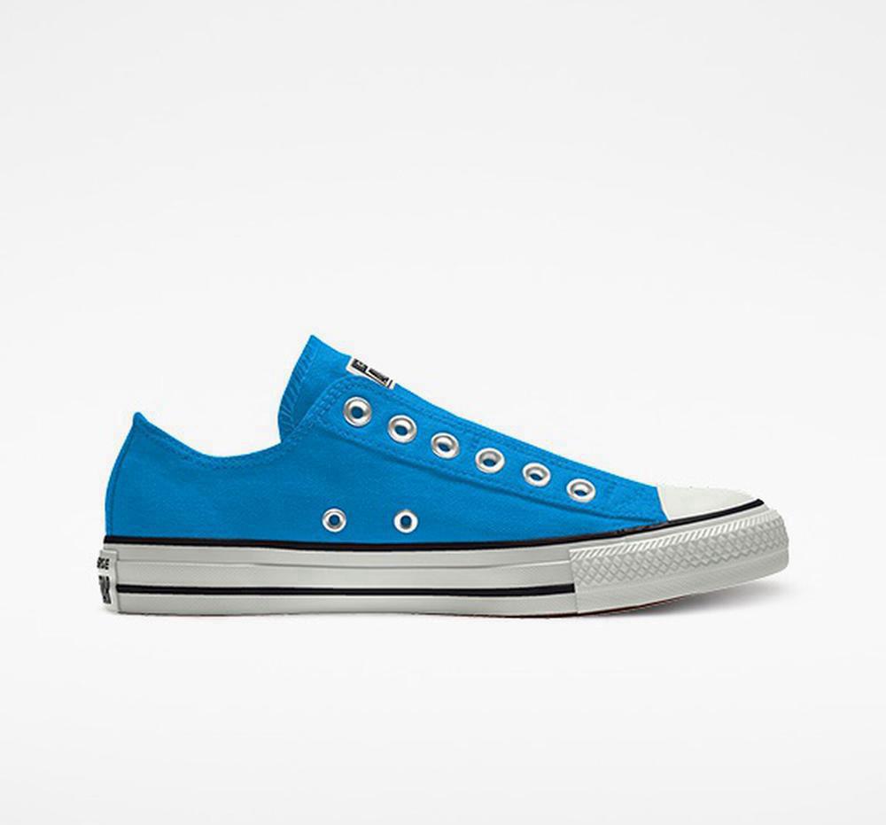 Bluehero Converse Custom Chuck Taylor All Star Slip By You Unisex Women's Low Tops US | 46273-EWIJ