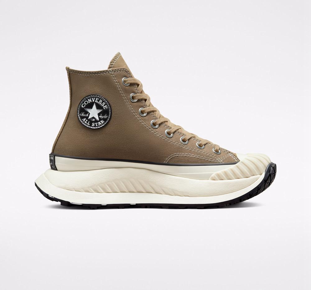 Brown Sandalwood / Egret / Black Converse Chuck 70 At Cx Unisex Men's High Tops US | 50746-SIYQ