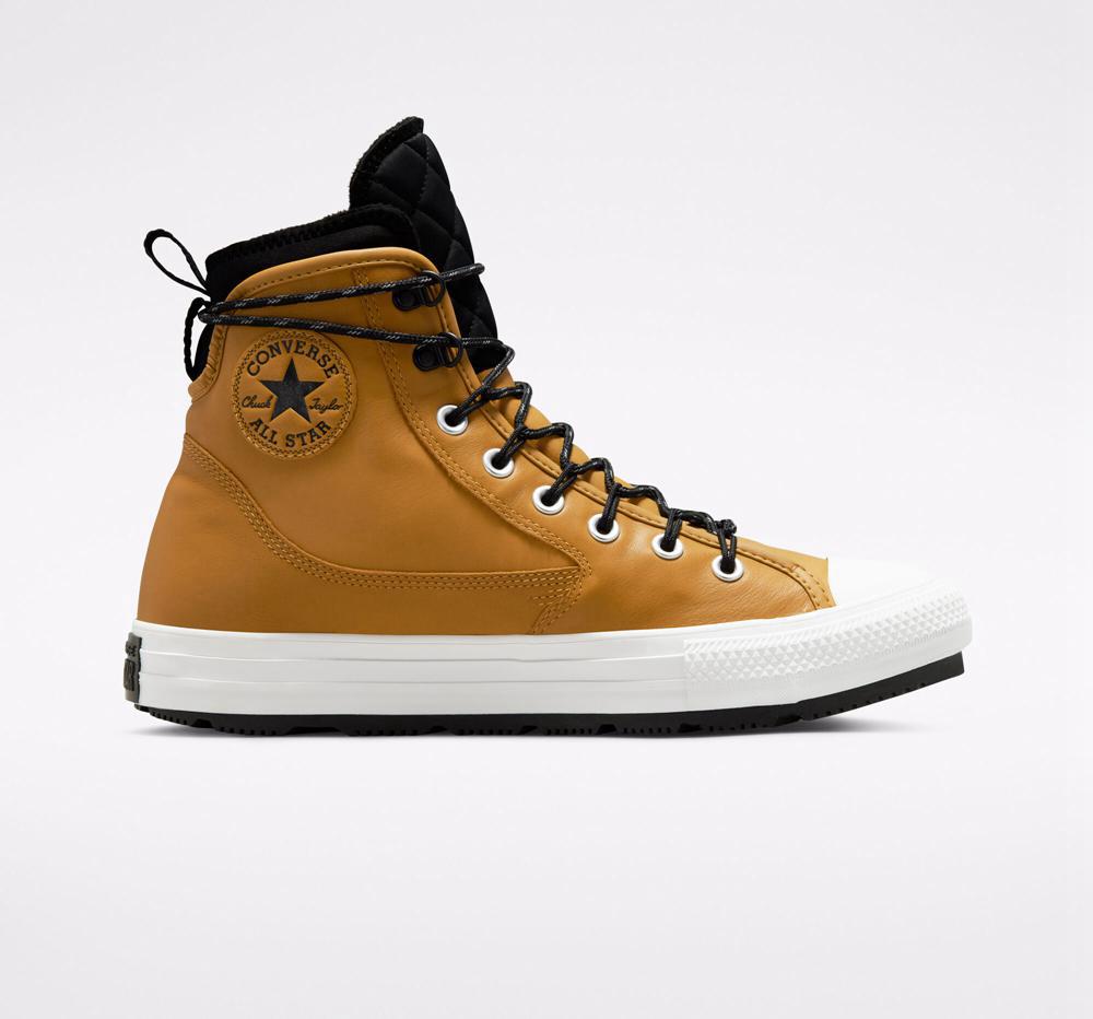 Brown Wheat / White / Black Converse Chuck Taylor All Star All Terrain Counter Climate Unisex Men's Boots US | 52173-LTUA