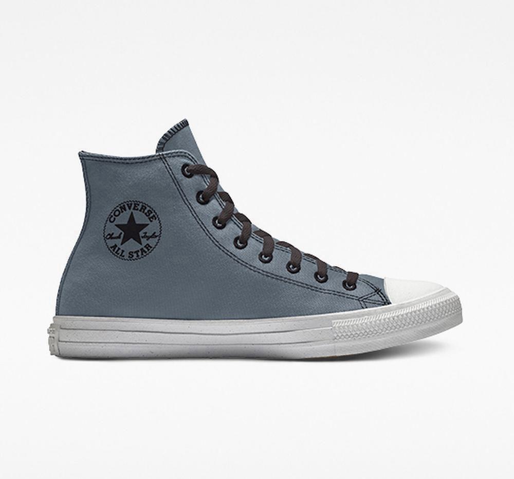 Coolgrey Converse Custom Chuck Taylor All Star Surplus By You Unisex Women's High Tops US | 80169-XESU