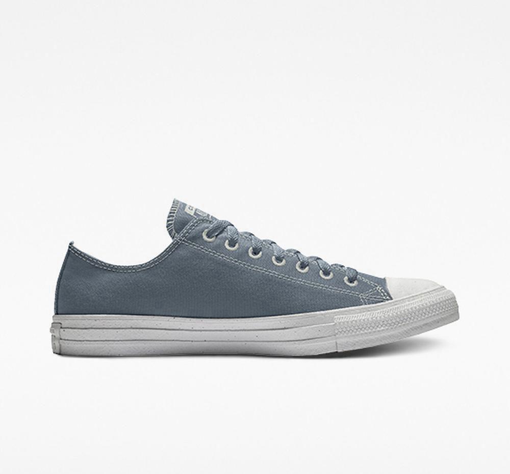 Coolgrey Converse Custom Chuck Taylor All Star Surplus By You Unisex Women's Low Tops US | 87920-UAWK