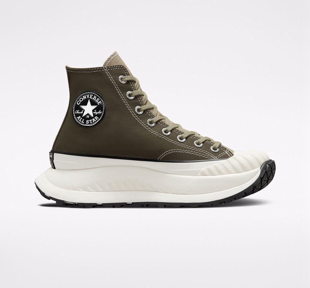 Green Converse Utility Converse Chuck 70 At Cx Unisex High Top Women's Platform Shoes US | 02436-AGRY