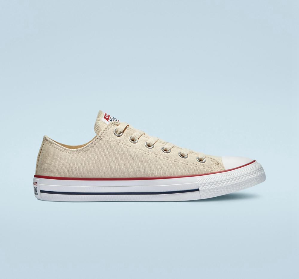 Natural Ivory Converse Chuck Taylor All Star Classic Unisex Men's Low Tops US | 35290-IJVD