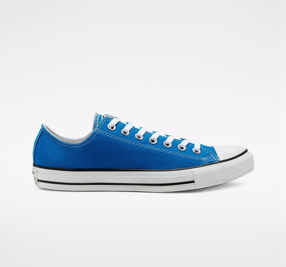 Snorkel Blue Converse Chuck Taylor All Star Seasonal Color Unisex Men's Low Tops US | 28109-LGZP