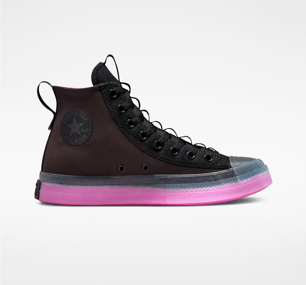 Velvet Brown / Black Converse Chuck Taylor All Star Cx Explore Edge Glow Unisex Women's High Tops US | 69357-JKZM