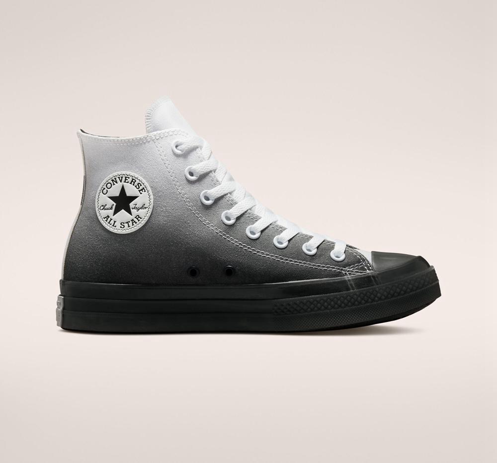 White / Black / White Converse Chuck Taylor All Star Cx Gradient Unisex Men's High Tops US | 12357-QUON