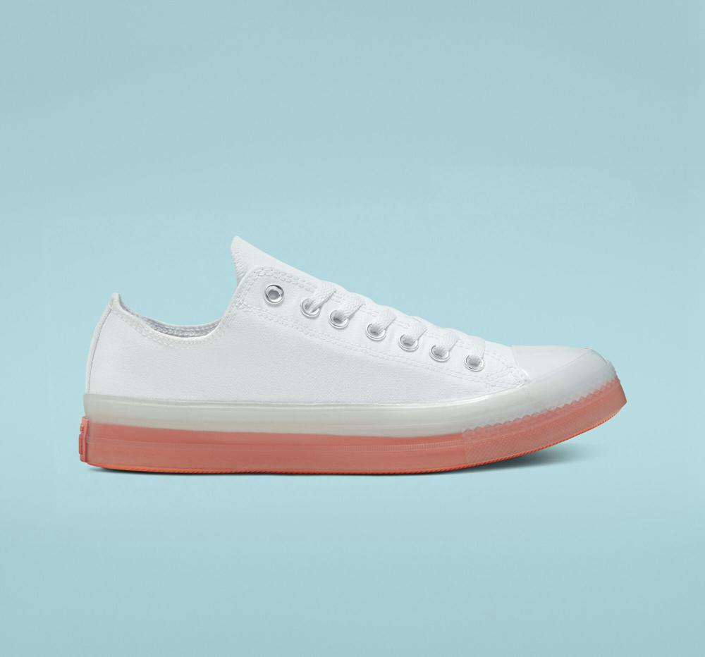 White / White / Wild Mango Converse Chuck Taylor All Star Cx Unisex Women's Low Tops US | 62590-ZLHQ