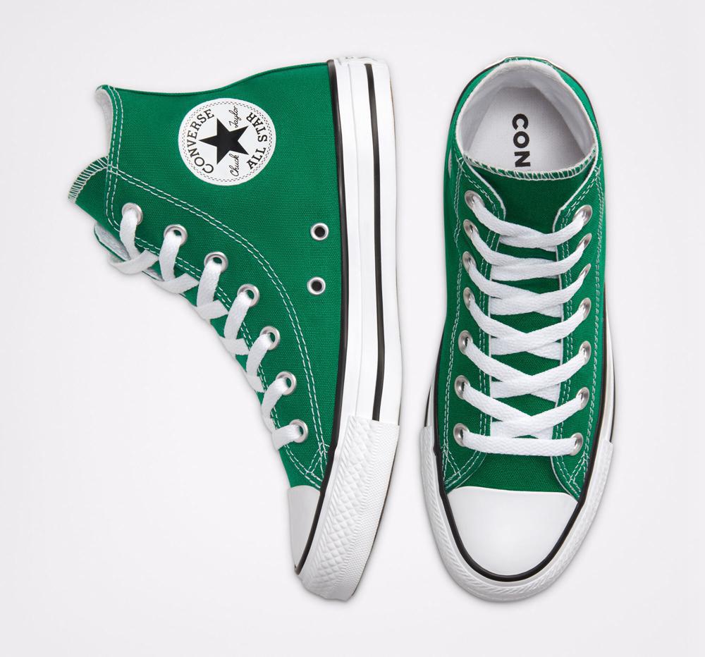 Amazon Green / White / White Converse Chuck Taylor All Star Classic Unisex Men's High Tops  US |  10256-DIWT