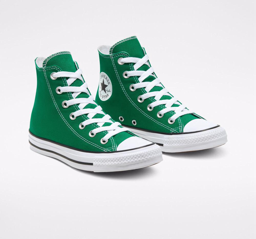 Amazon Green / White / White Converse Chuck Taylor All Star Classic Unisex Men's High Tops  US |  10256-DIWT