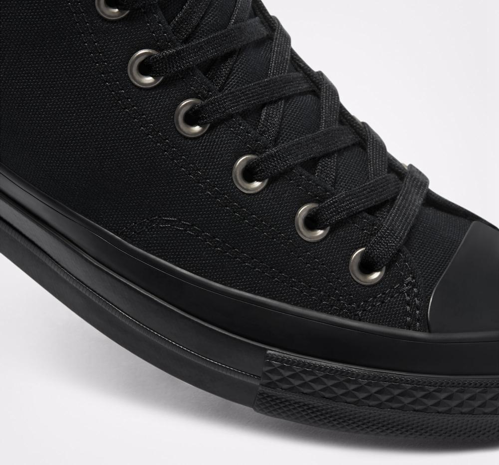 Black / Almost Black / Black Converse Chuck 70 Vintage Canvas Unisex Men's High Tops  US |  68059-HTUR