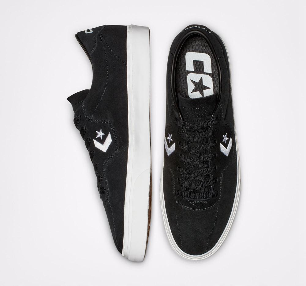 Black / Black / White Converse Cons Louie Lopez Pro Skate Women's Low Tops  US |  02871-BHGD