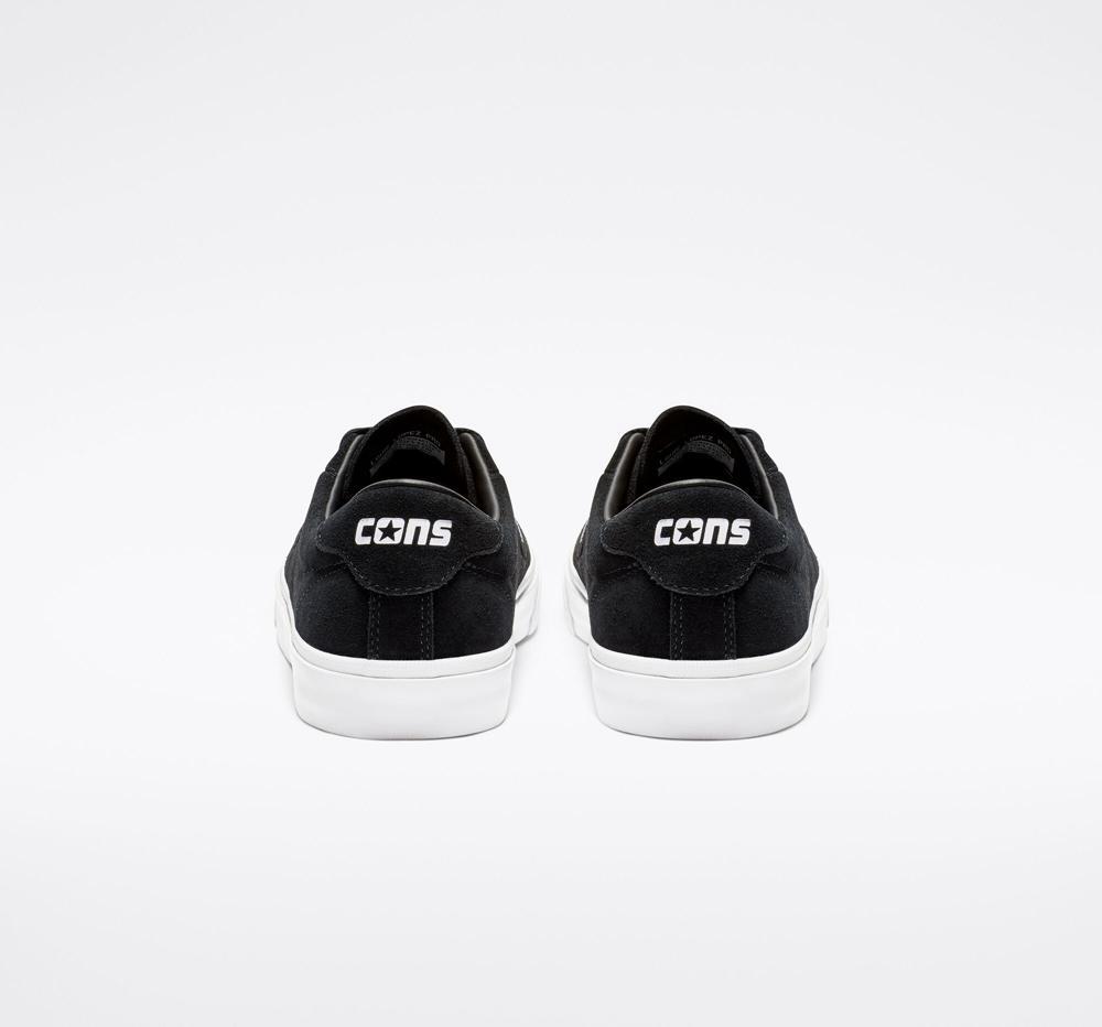 Black / Black / White Converse Cons Louie Lopez Pro Skate Women's Low Tops  US |  02871-BHGD