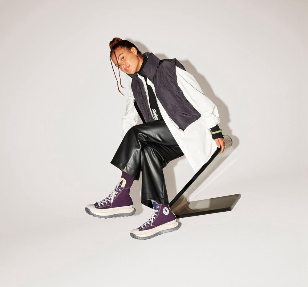 Black Cherry / Papyrus / Obsidian Converse Chuck 70 At Cx Counter Climate Unisex Women's Boots  US |  36084-GPWR