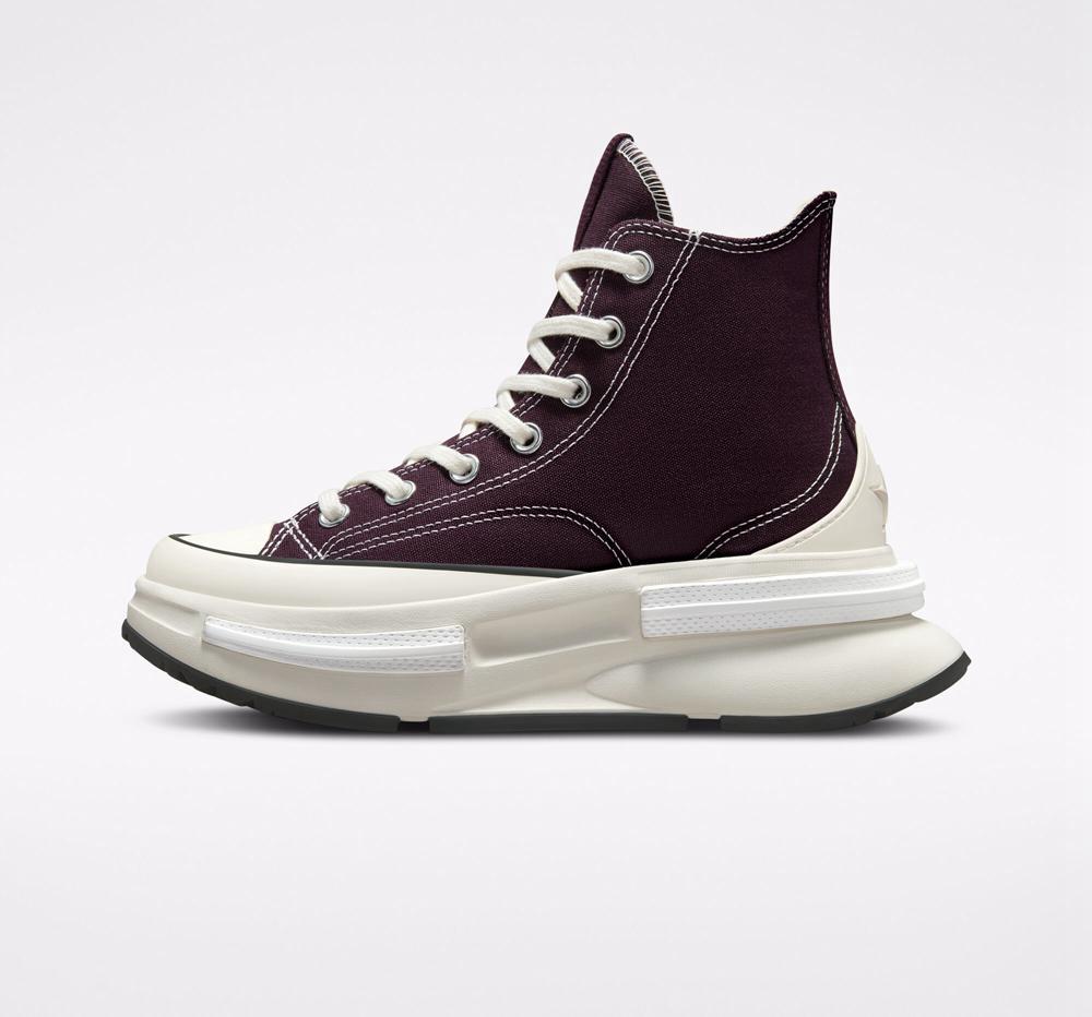 Black Cherry / White / Egret Converse Run Star Legacy Cx Unisex High Top Men's Platform Shoes  US |  20376-IWDF