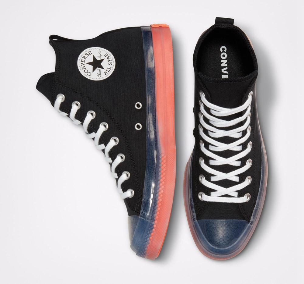 Black / Clear / Wild Mango Converse Chuck Taylor All Star Cx Unisex Women's High Tops  US |  29463-ISVU