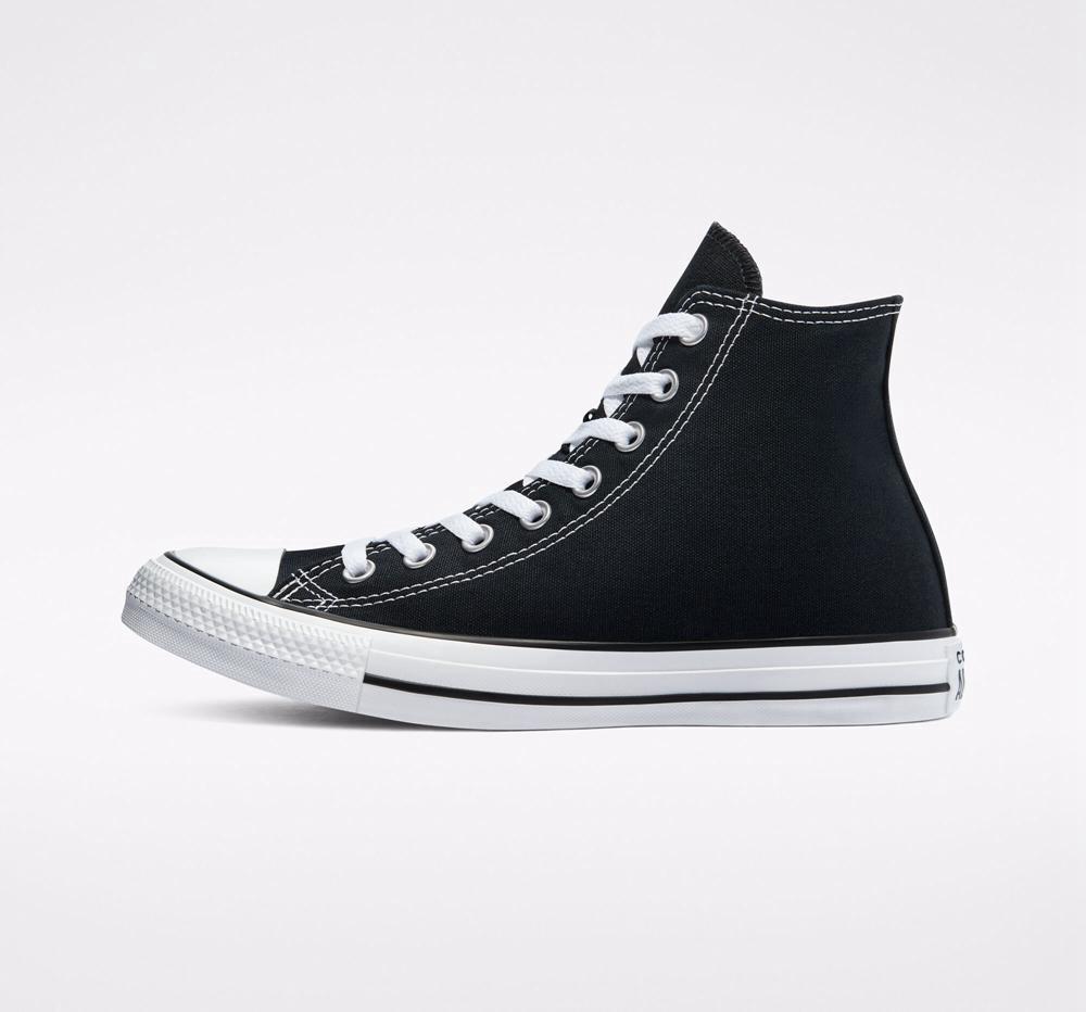 Black Converse Chuck Taylor All Star Classic Unisex Men's High Tops  US |  34195-WQIB