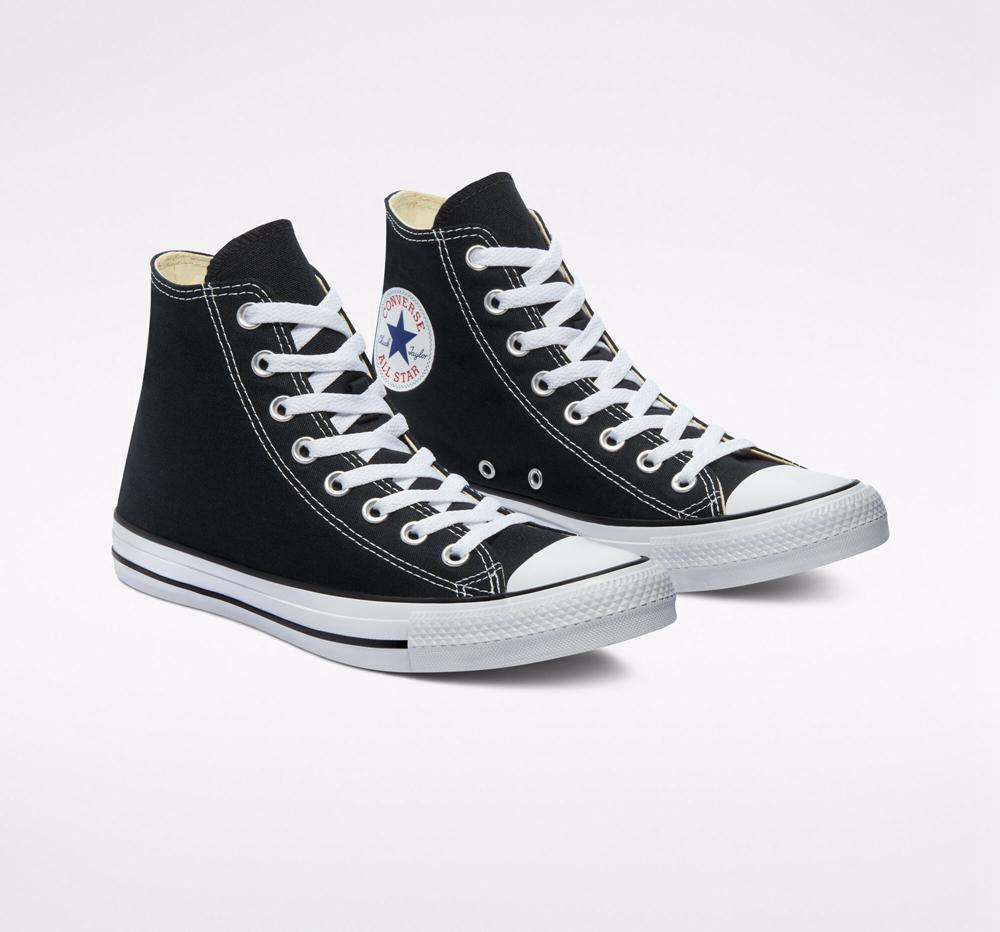 Black Converse Chuck Taylor All Star Classic Unisex Men's High Tops  US |  34195-WQIB