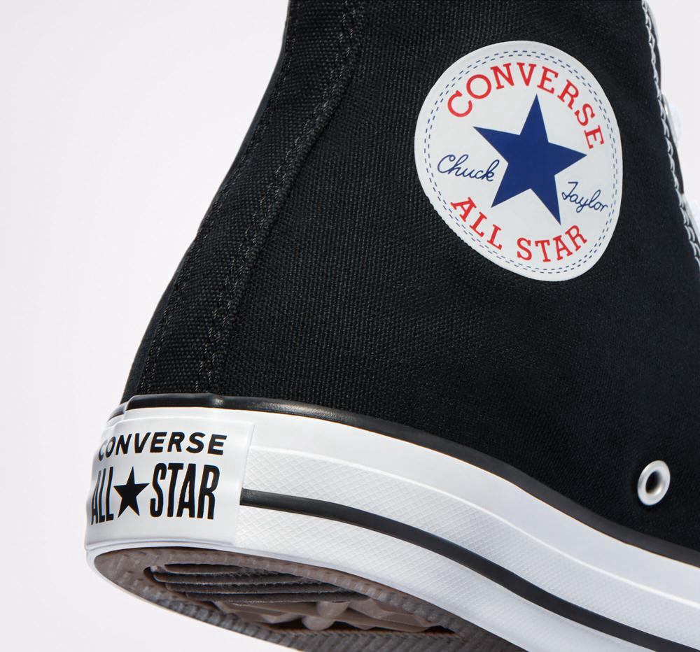 Black Converse Chuck Taylor All Star Classic Unisex Men's High Tops  US |  34195-WQIB