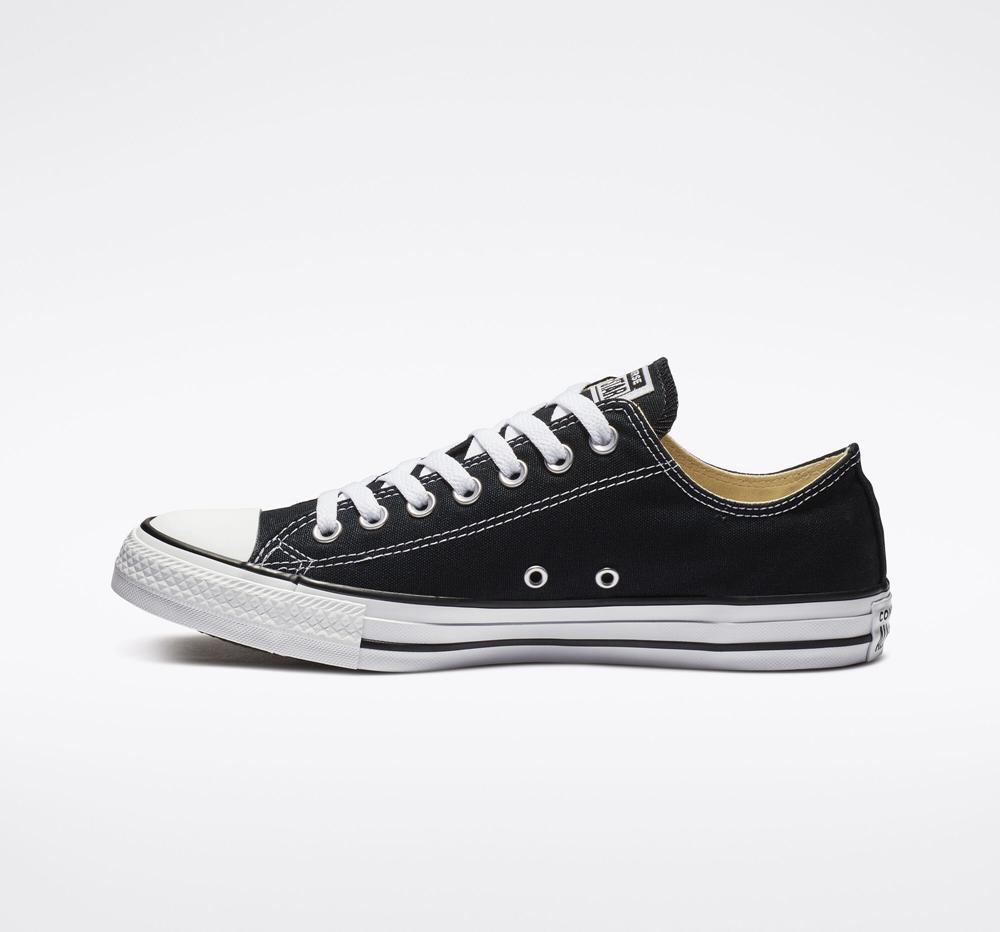 Black Converse Chuck Taylor All Star Classic Unisex Men's Low Tops  US |  85264-YAJP