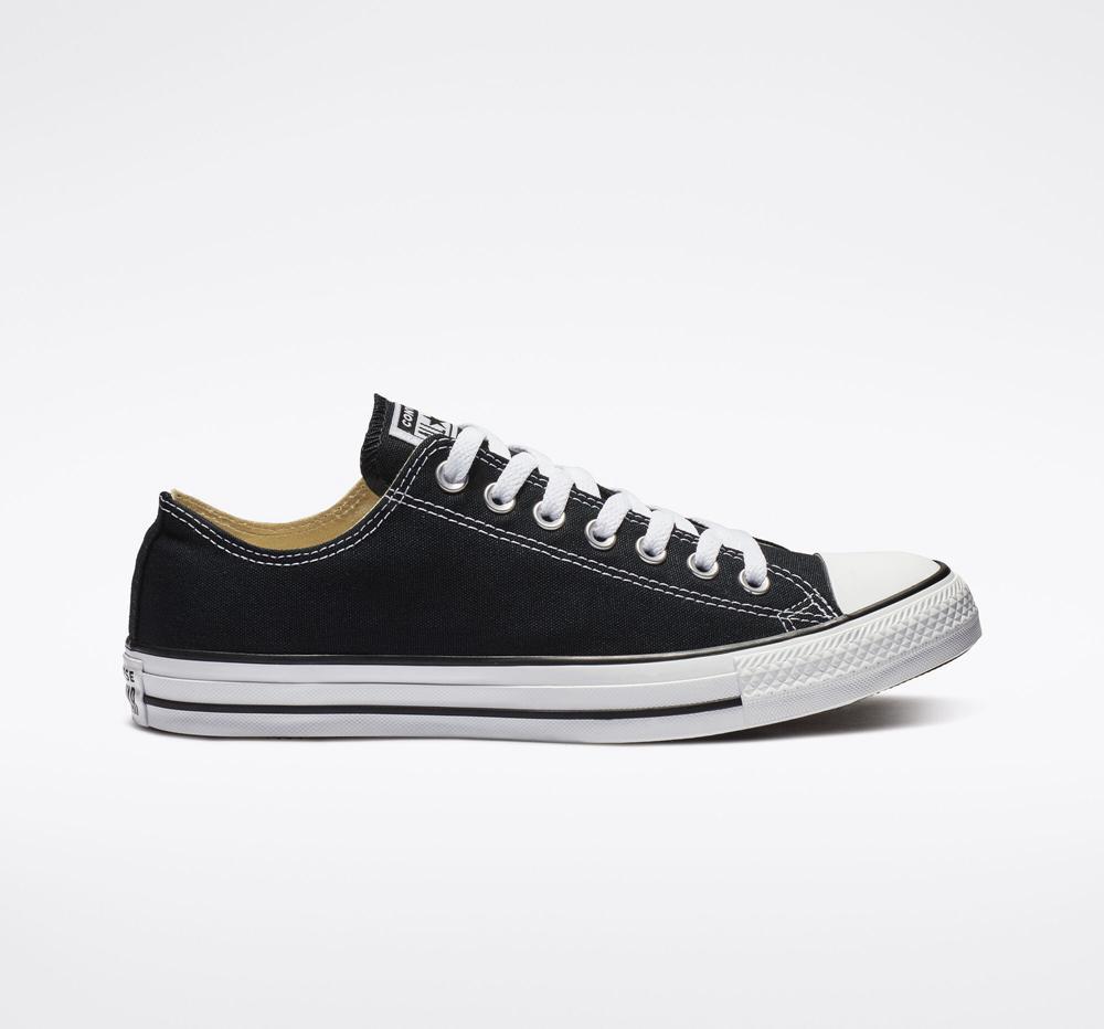 Black Converse Chuck Taylor All Star Classic Unisex Men\'s Low Tops  US |  85264-YAJP