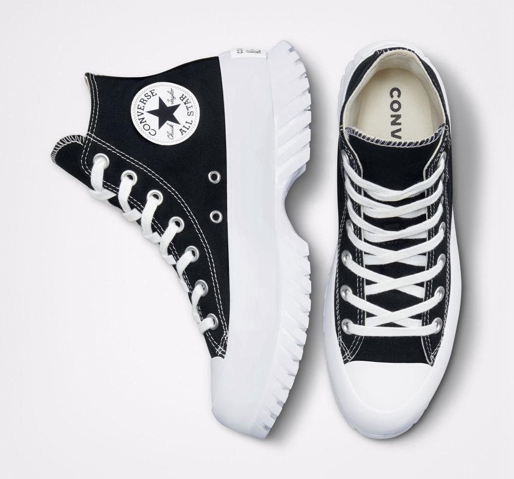 Black / Egret / White Converse Chuck Taylor All Star Lugged 2.0 Unisex Women's High Tops  US |  60547-GDPO