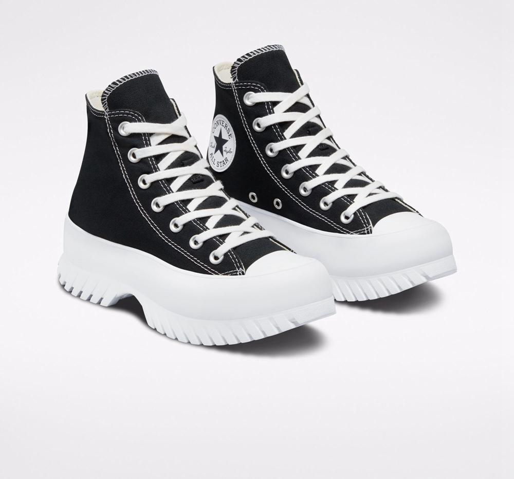 Black / Egret / White Converse Chuck Taylor All Star Lugged 2.0 Unisex Women's High Tops  US |  60547-GDPO