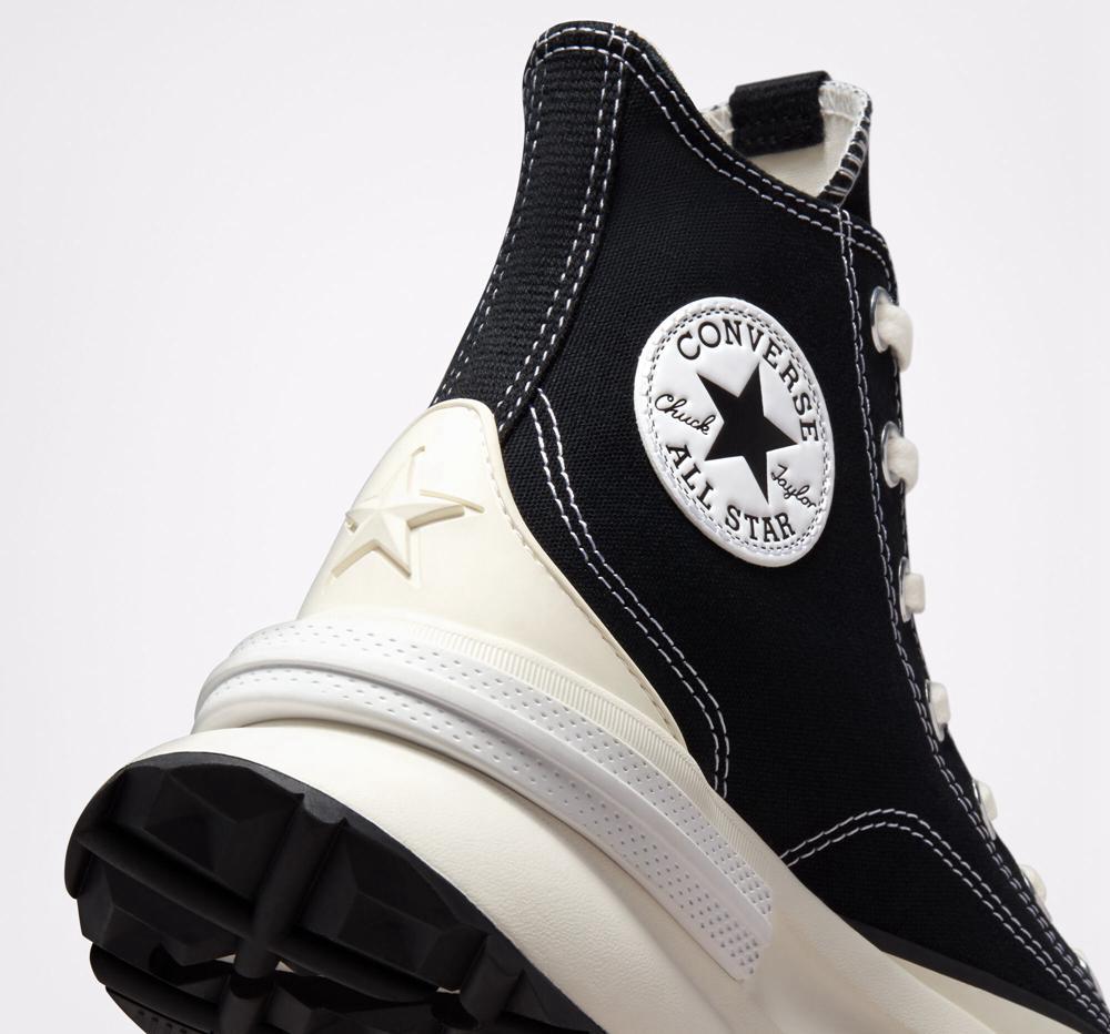 Black / Egret / White Converse Run Star Legacy Cx Unisex Women's High Tops  US |  06821-NZKL