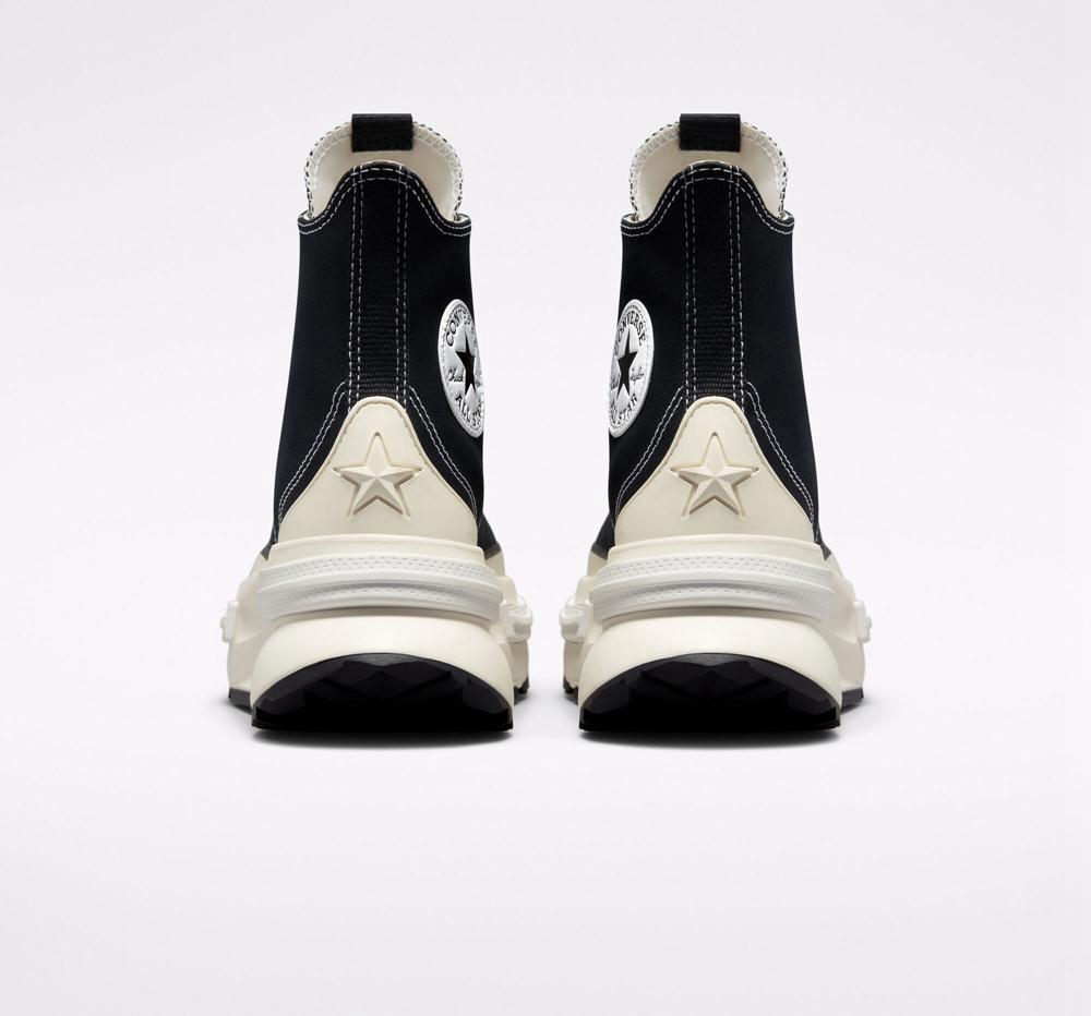 Black / Egret / White Converse Run Star Legacy Cx Unisex Women's High Tops  US |  06821-NZKL