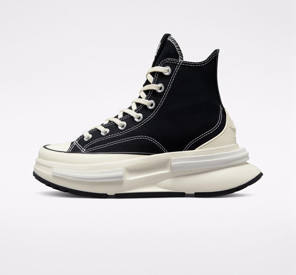 Black / Egret / White Converse Run Star Legacy Cx Unisex Men's High Tops  US |  26019-ZRTH