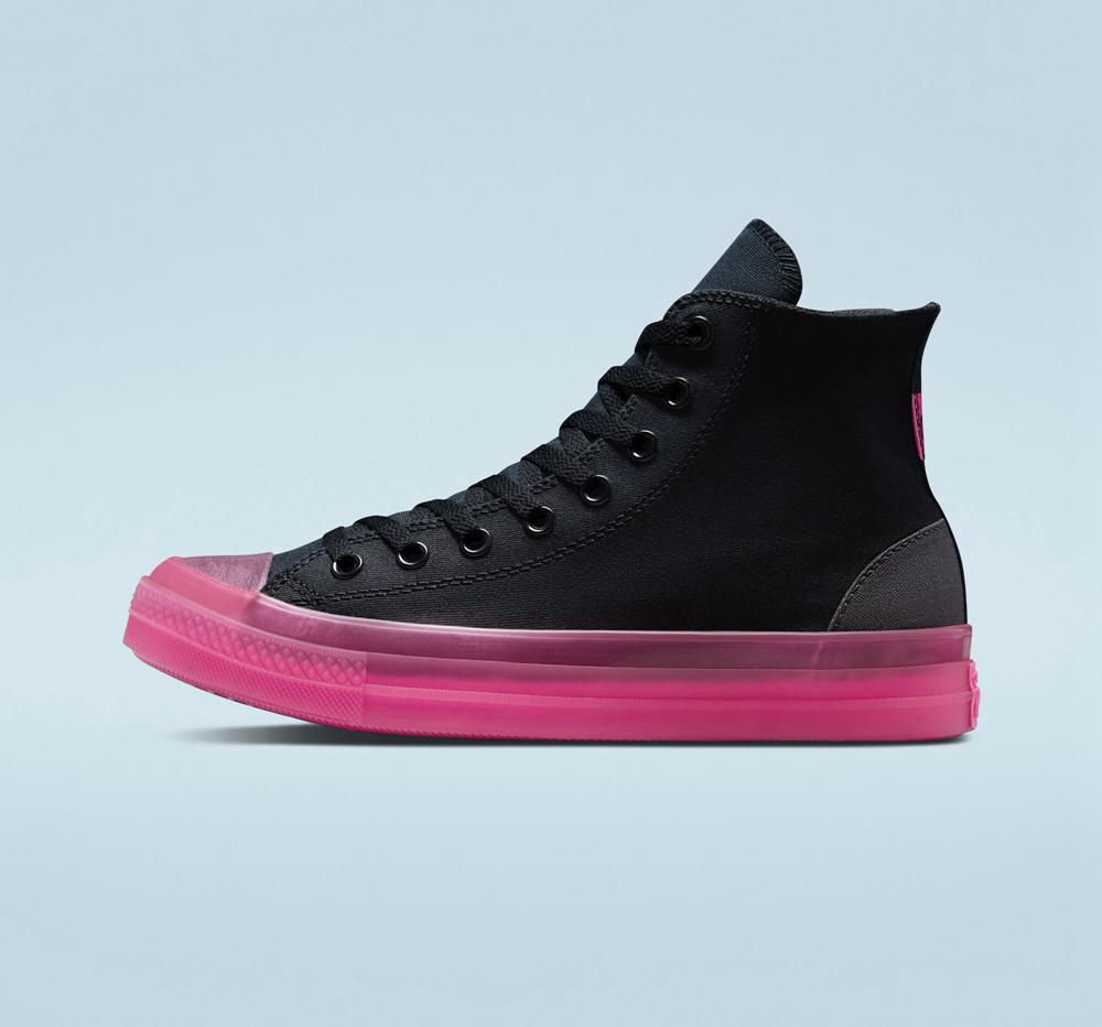 Black / Hyper Pink / Storm Wind Converse Chuck Taylor All Star Cx Unisex Women's High Tops  US |  10675-ZEVJ