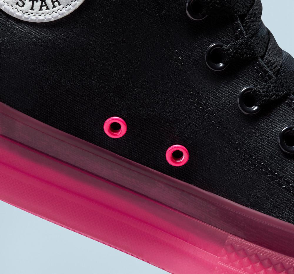 Black / Hyper Pink / Storm Wind Converse Chuck Taylor All Star Cx Unisex Women's High Tops  US |  10675-ZEVJ