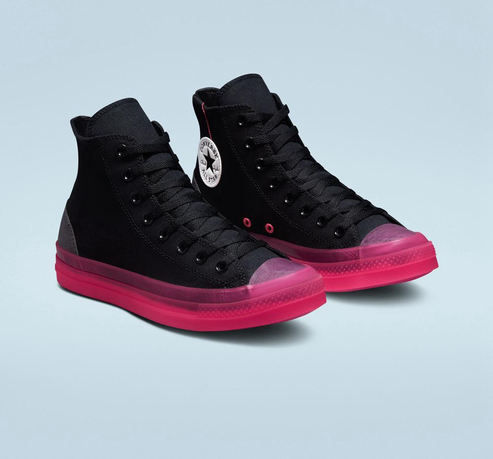 Black / Hyper Pink / Storm Wind Converse Chuck Taylor All Star Cx Unisex Men's High Tops  US |  57423-QDUH