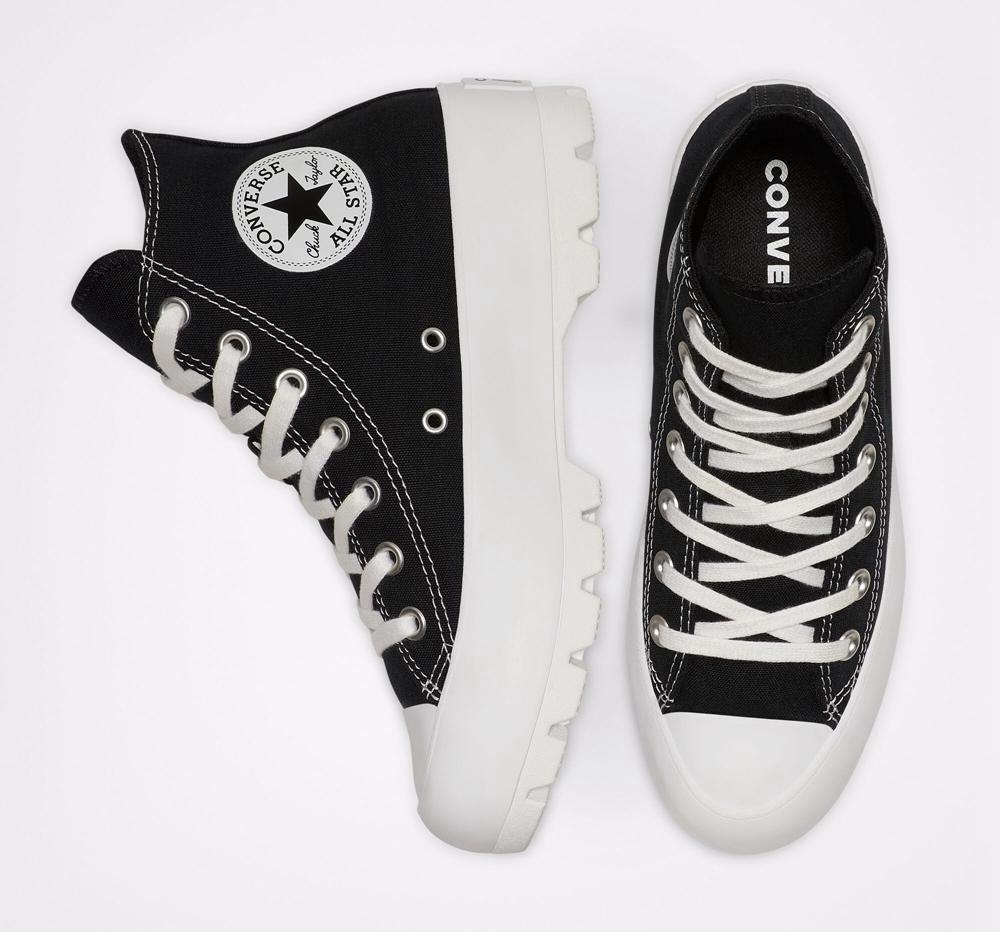 Black / White / Black Converse Chuck Taylor All Star Lugged Women's Boots  US |  78491-SREY