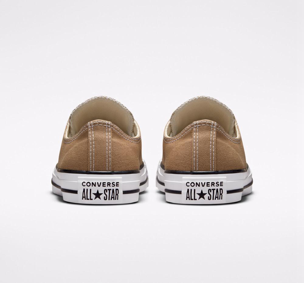 Brown Sand Dune / White / Black Converse Chuck Taylor All Star Seasonal Color Unisex Men's Low Tops  US |  47293-MCLO