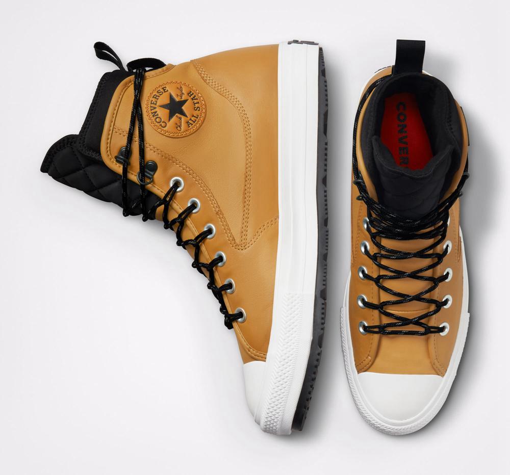 Brown Wheat / White / Black Converse Chuck Taylor All Star All Terrain Counter Climate Unisex Men's High Tops  US |  62310-XQCV