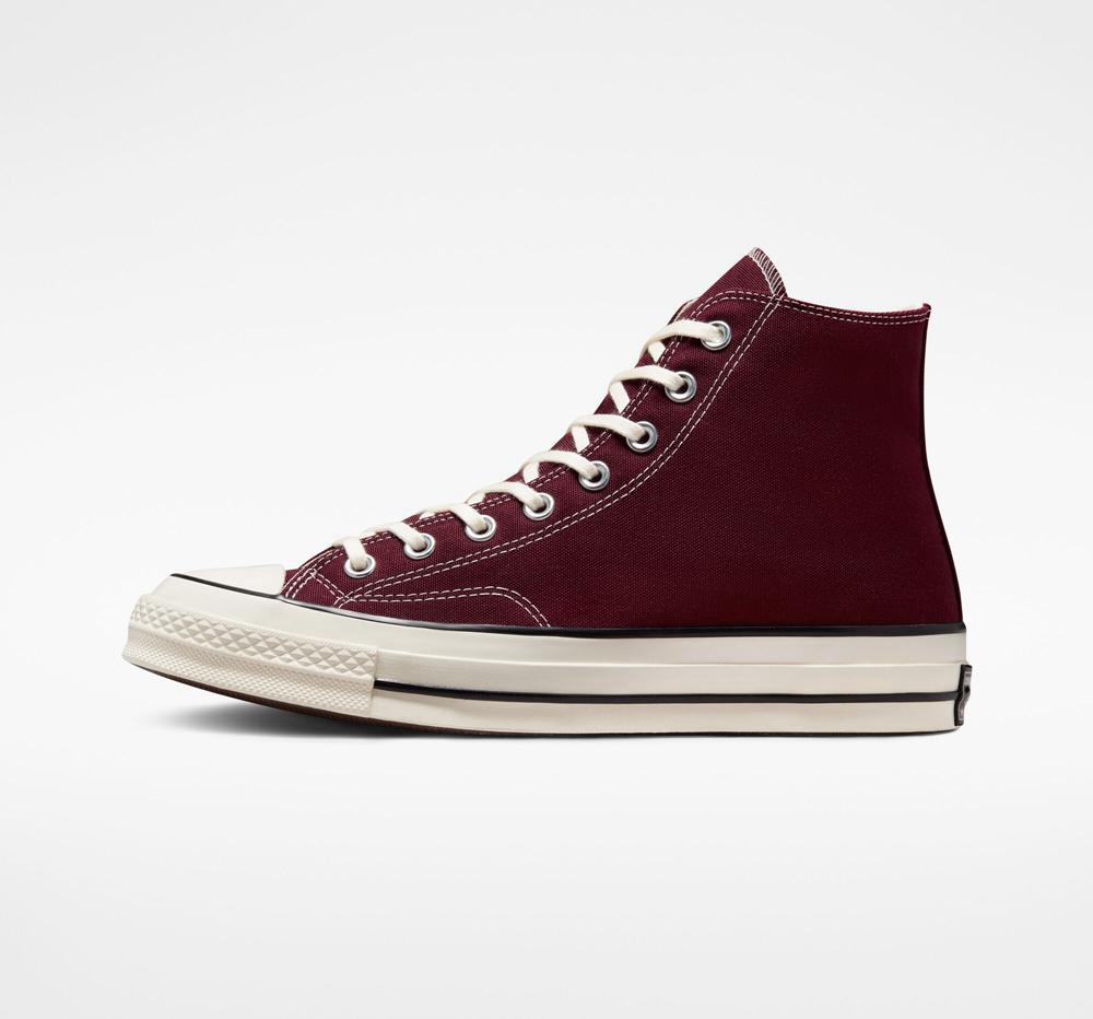 Burgundy Dark Beetroot / Egret / Black Converse Chuck 70 Vintage Canvas Unisex Men's High Tops  US |  15840-KTSH