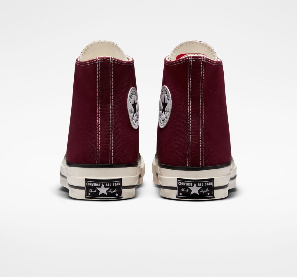 Burgundy Dark Beetroot / Egret / Black Converse Chuck 70 Vintage Canvas Unisex Men's High Tops  US |  38569-NTHY