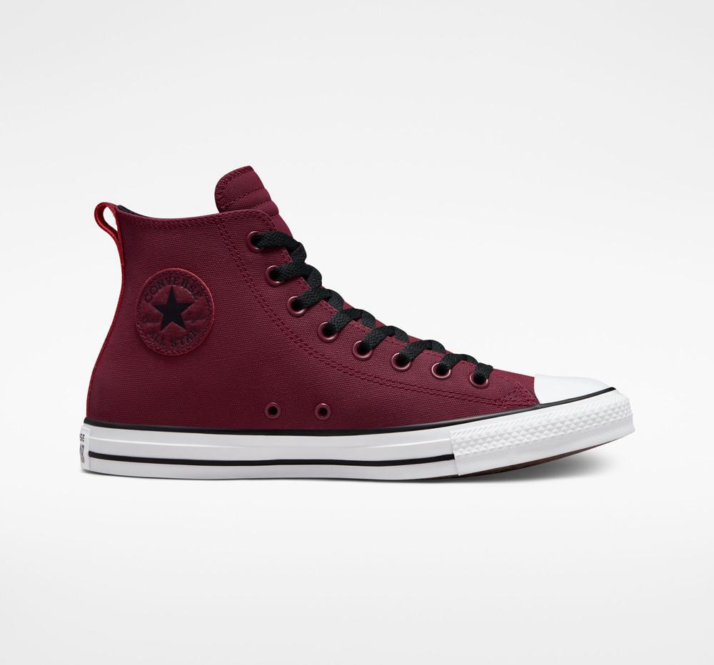 Burgundy Dark Beetroot / White / Black Converse Chuck Taylor All Star Tectuff Unisex Men\'s High Tops  US |  29784-TXVC