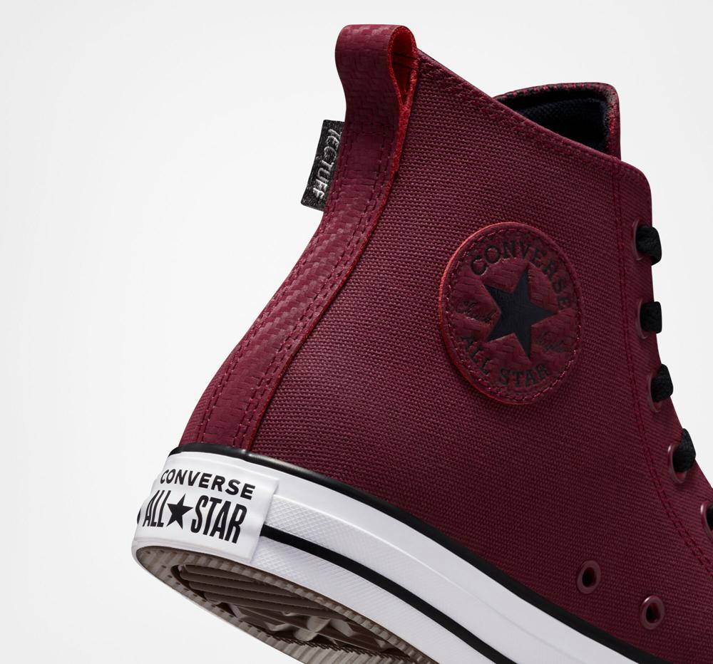 Burgundy Dark Beetroot / White / Black Converse Chuck Taylor All Star Tectuff Unisex Men's Boots  US |  79248-EAFN