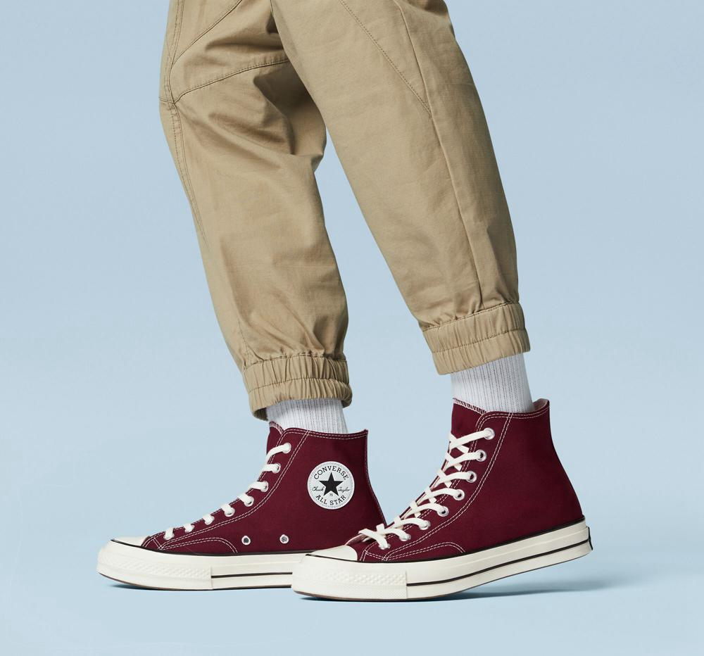 Deep Bordeaux / Egret / Black Converse Chuck 70 Vintage Canvas Unisex Men's High Tops  US |  53472-OTSP