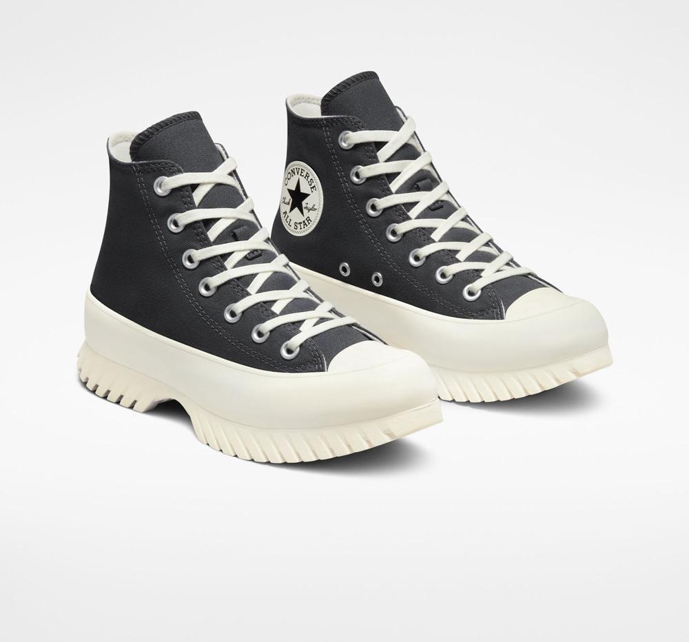 Dk Smoke Grey / Black / Egret Converse Chuck Taylor All Star Lugged 2.0 Unisex Women's Boots  US |  75618-NQRS