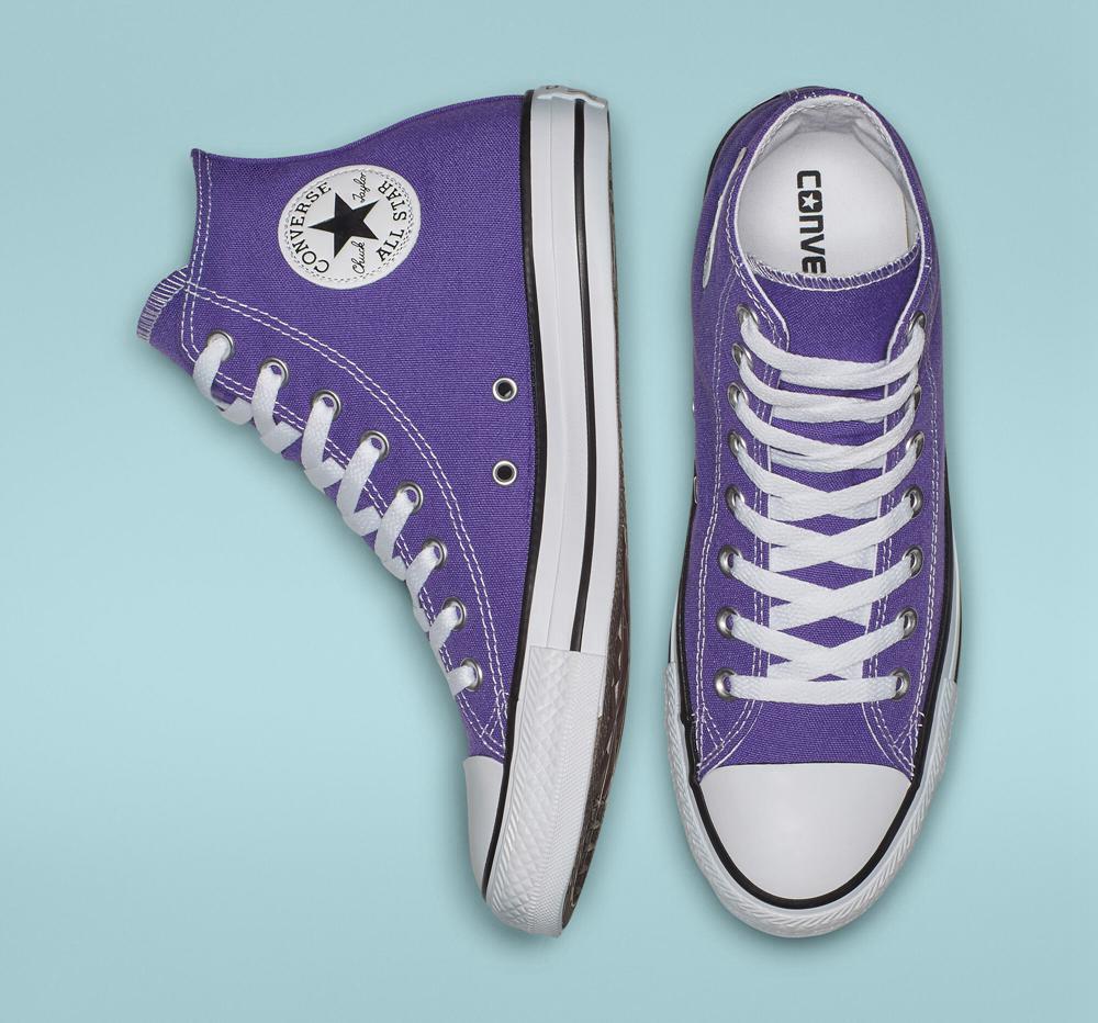 Electric Purple Converse Chuck Taylor All Star Classic Unisex Men's High Tops  US |  31450-GEMH