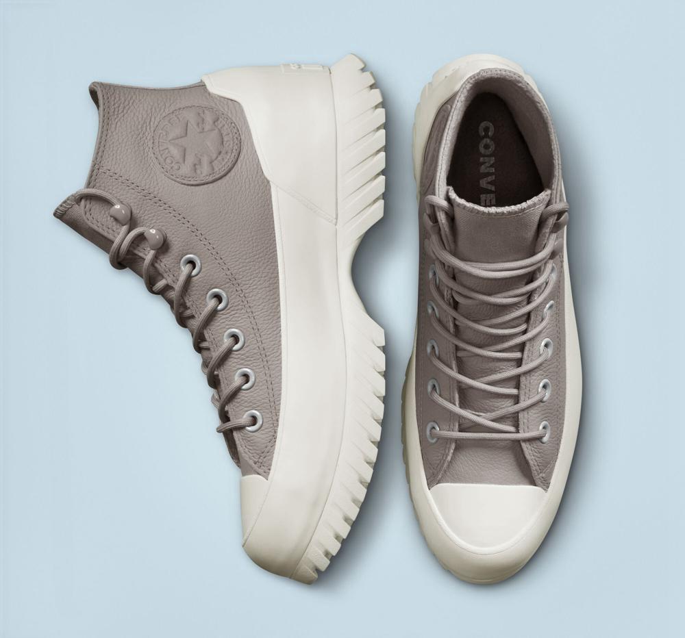 Grey / Beige / Hummus / Egret Converse Chuck Taylor All Star Lugged Winter 2.0 Women's High Tops  US |  24051-QSJF