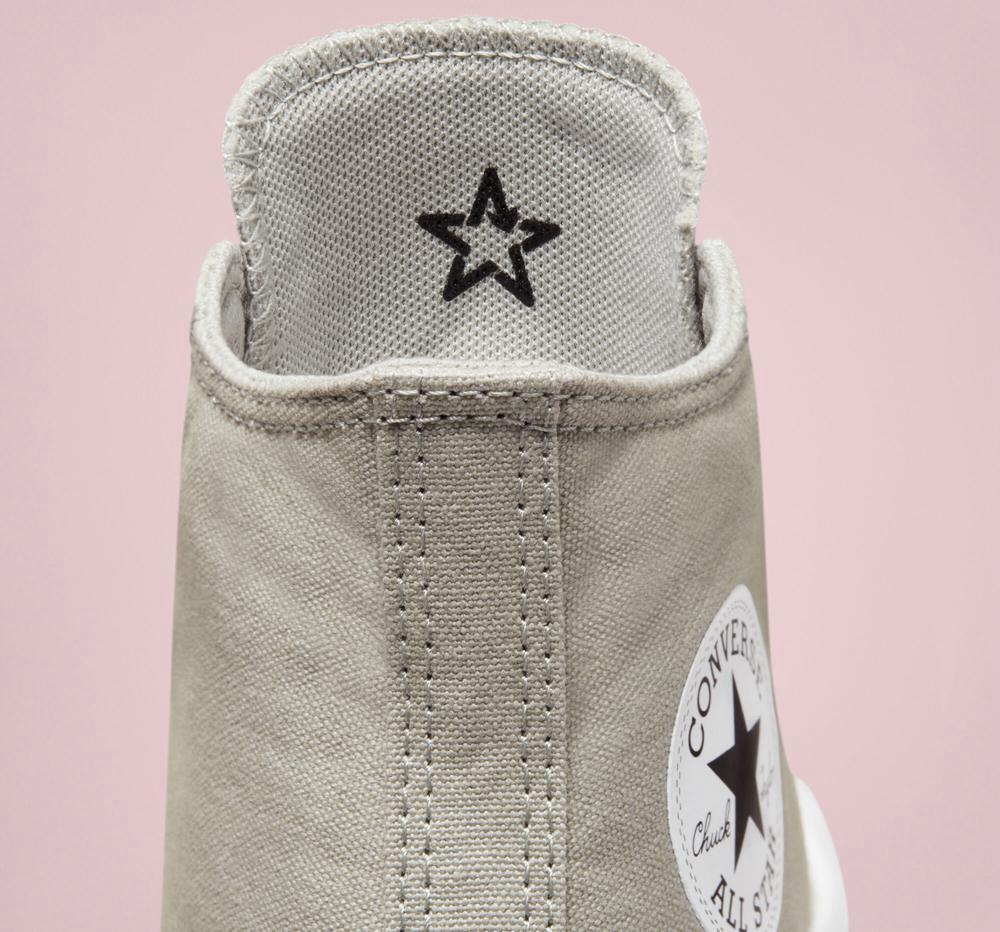 Grey Slate Sage / White Converse Chuck Taylor All Star Move Platform Women's High Tops  US |  01897-WJGO