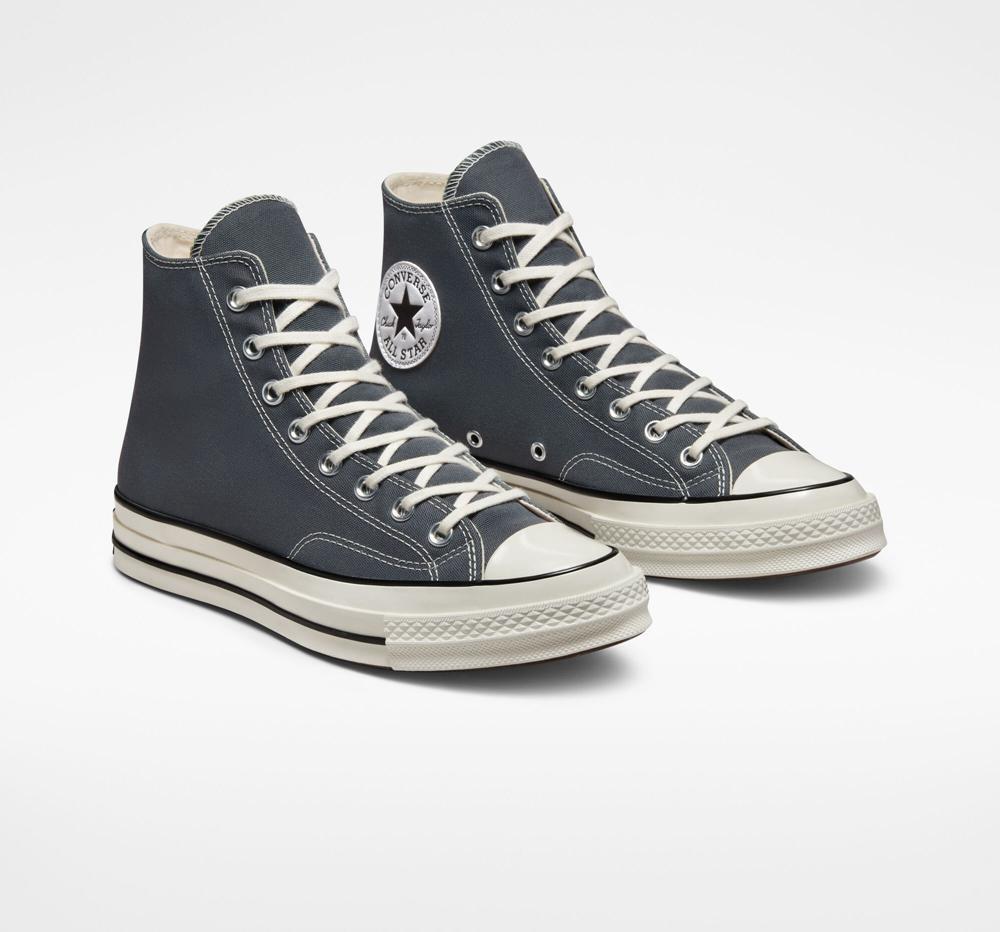 Iron Grey / Egret / Black Converse Chuck 70 Vintage Canvas Unisex Men's High Tops  US |  87410-UGQC